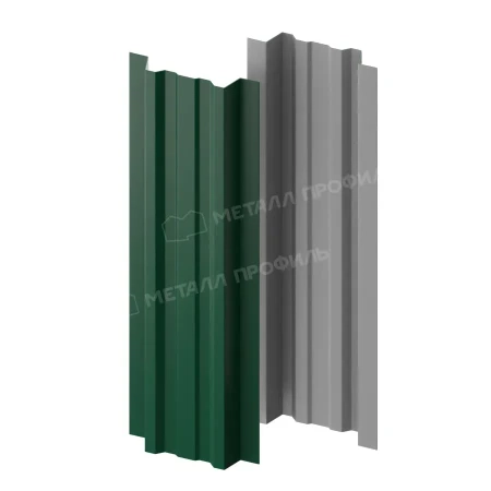 Прямоугольный Lane Purman 0,5 RAL 6005 прямой