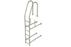 Фасадная лестница Borge верхняя секция 1,8 м Оцинкованная