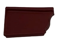 Заглушка желоба левая Grand Line Vortex Matt Полиэстер Matt 0,6 RAL 8017