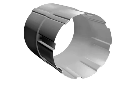 Соединитель трубы d-90 мм Grand Line Полиуретан 0,5 RAL 9003