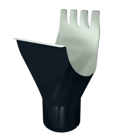 Воронка желоба d-125x90 мм Grand Line Optima Полиэстер двухсторонний 0,6 RAL 7024