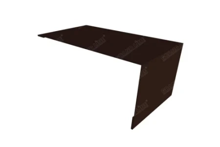 Планка мансардная Grand Line 80x20 0,5 PurPro Matt цвет Ral 8017