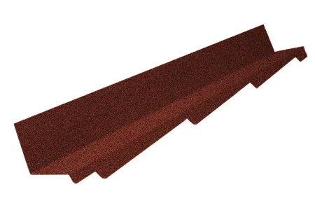 Планка примыкания правая для композитной черепицы Luxard цвет Бордо