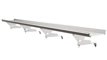 для металлочерепицы с высокой ступенькой (шаг обрешетки 400 мм) 3 м Оцинкованный 