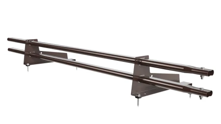 Для металлочерепицы с высокой ступенькой 350 мм Русский Рубеж 1 м RAL 8017