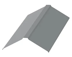 Планка конька плоского Металл Профиль 190x190x2000 Полиэстер 0,45