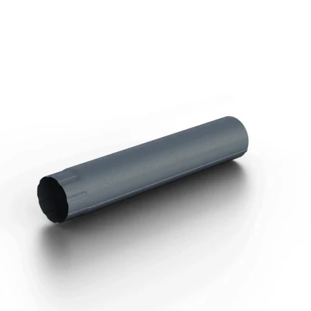 Труба круглая водосточная d-100 мм 3 м Металл Профиль FORAMINA FREEZE Valori двухсторонний 0,5 Grey