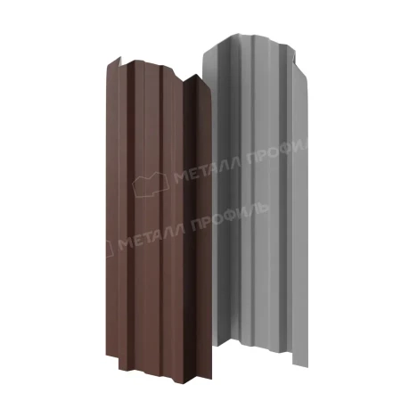 Прямоугольный Lane Viking 0,45 RAL 8017 фигурный