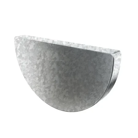 Заглушка желоба универсальная d-185 мм Металл Профиль Проект 0,5 Оцинкованная