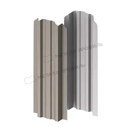 Штакетник Металл Профиль Прямоугольный Lane Полиэстер 0,45 фигурный