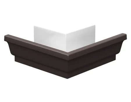 Угол желоба наружный 120x86 мм 90 гр Металл Профиль Бюджет Полиэстер 0,5 RR 32