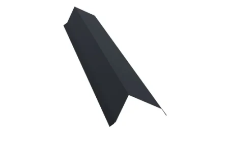 Планка торцевая Grand Line 142x100 0,5 Satin с пленкой цвет RAL 7024