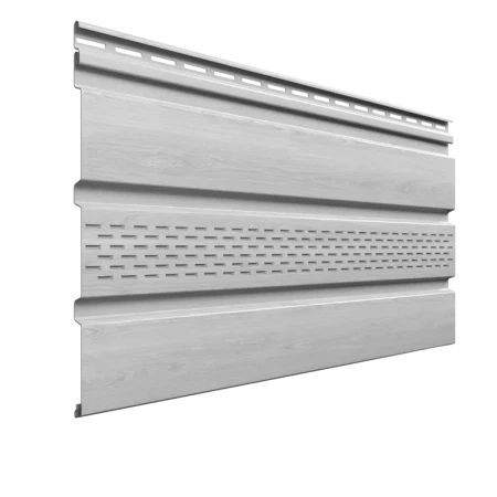 Виниловый софит Технониколь с частичной перфорацией жасмин