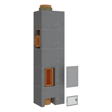 Основание Schiedel Uni 3 пм для одноходового дымохода с вентканалом Ø-300L мм