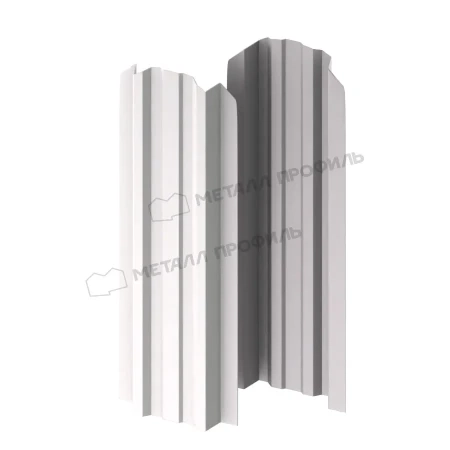 Прямоугольный Lane Norman 0,5 RAL 9003 фигурный