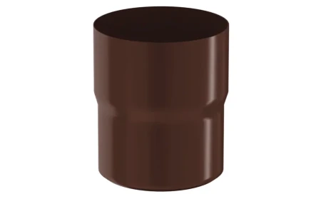 Соединитель трубы d-90 мм Aquasystem Comfort Полиэстер 0,55 RAL 8017