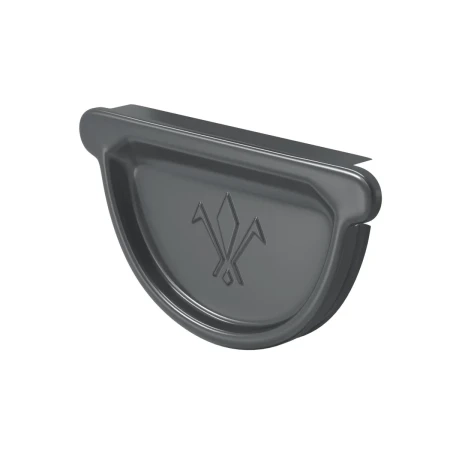 Заглушка желоба универсальная с резиновым уплотнителем d-125 мм Aquasystem Comfort Полиэстер 0,55 RAL 7024