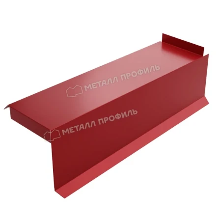 Планка сегментная торцевая правая Металл Профиль 350 мм 0,5 PURMAN цвет RAL 3011