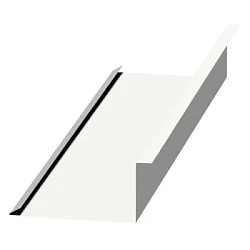 Планка примыкания нижняя Металл Профиль 250x122x2000 Полиэстер 0,45