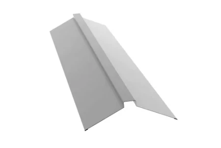 Планка конька плоского Grand Line 115x30x115 0,45 Полиэстер цвет RAL 9003