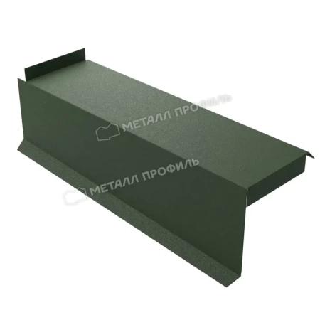 Планка сегментная торцевая левая Металл Профиль 400 мм 0,5 VikingMP E цвет RAL 6007