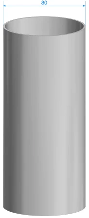 Труба водосточная ПВХ d-80 мм 1 м Döcke Standard в Туле фото