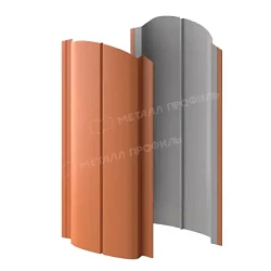 Штакетник Металл Профиль Круглый Ellipse Norman 0,5 фигурный