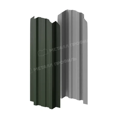 Прямоугольный Lane Viking 0,45 RAL 6007 фигурный