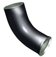 Колено стока d-100 мм 60 гр. Grand Line PE Полиэстер двухсторонний 0,6 RAL 7024