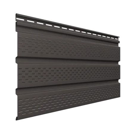 Виниловый софит Технониколь с полной перфорацией пекан