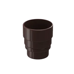 Переходник трубы (муфта) водостока ПВХ Döcke Lux
