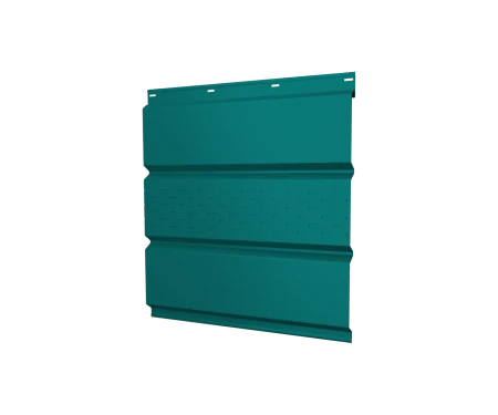 Металлический софит Grand Line Полиэстер 0,45 с частичной перфорацией Ral 5021