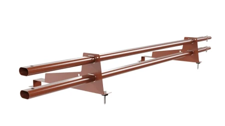 Для металлочерепицы с высокой ступенькой 400 мм Русский Рубеж 1 м RAL 8004