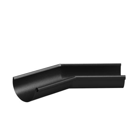 Угол желоба внутренний d-150 мм 135° Aquasystem Premium PU Matt 0,6 RAL 9005
