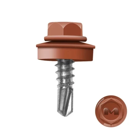 Саморез по металлу Daxmer 4,8х19 Ral 8004