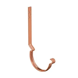 Крюк желоба d-150 мм усиленный удлинённый модернизированный с комплектом крепления Aquasystem Элит 4,0