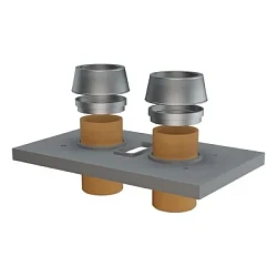 Верхние комплекты Schiedel Uni Верхний комплект  двухходовой с вентканалом (обмуровка кирпичом 11.5 см)