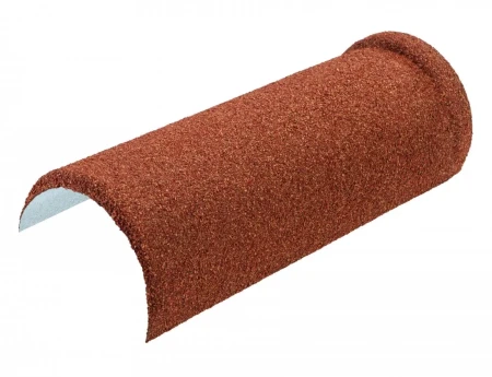 Конек полукруглый для композитной черепицы Luxard цвет Коралловый