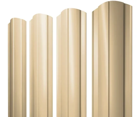 Полукруглый Slim Полиэстер 0,45 RAL 1014 фигурный Полукруглый Slim Полиэстер 0,45 RAL 1014 фигурный