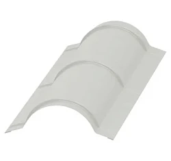 Планка конька круглого Металл Профиль R110x2000 Полиэстер 0,45