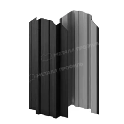 Штакетник Металл Профиль Прямоугольный Trapeze Viking E 0,5 фигурный