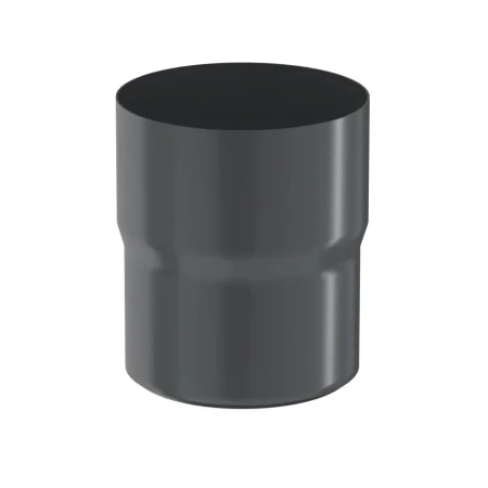 Соединитель трубы d-90 мм Aquasystem Premium Pural 0,6 RAL 7024