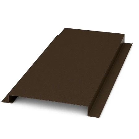 Линеарная панель Металл профиль Primepanel-О-Г 24х178 мм с рустом полиэстер Ral 8017