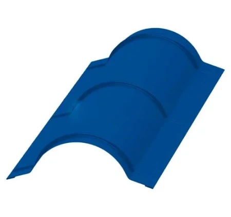 Планка конька круглого Металл Профиль R110x2000 0,50 PURMAN цвет RAL 5005