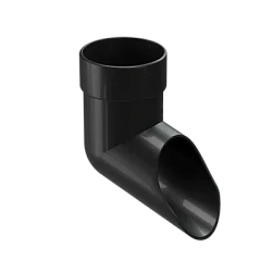 Колено стока (наконечник) d-100 мм ПВХ Döcke Lux
