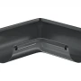 Угол желоба внутренний d-125 мм 90 гр Aquasystem Premium Pural 0,6 RAL 7024