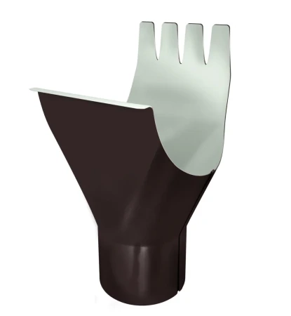 Воронка желоба d-125x90 мм Grand Line Optima Полиэстер двухсторонний 0,6 RR 32