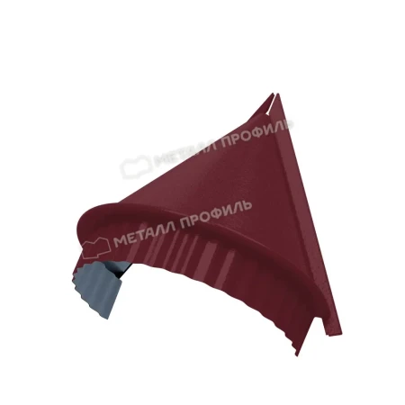 Заглушка конька круглого конусная Металл Профиль 0,5 Norman цвет RAL 3005