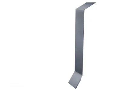 Планка примыкания в штробу Grand Line 0,5 Satin цвет RAL 9006 Планка примыкания в штробу Grand Line 0,5 Satin цвет RAL 9006