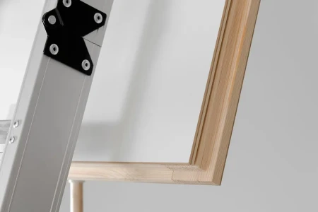 Чердачная люк-лестница Oman Алюминиевая складная 3-х секционная Alu Profi Polar в Туле фото